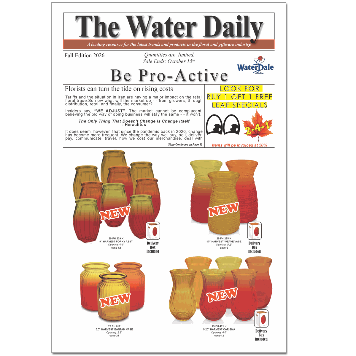 Fall Water Daily 2026